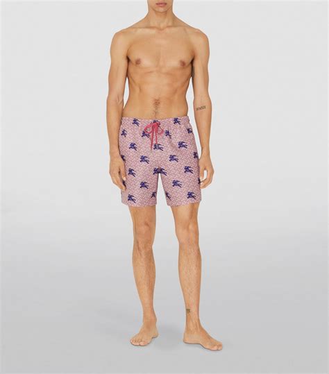 burberry monogram swim shorts